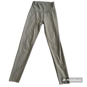 Aerie Womens Leggings Size Small Green Compression Yoga Workout Midrise